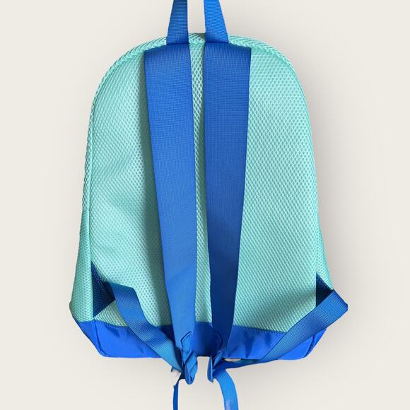 Cat & Jack Mesh Colorblock Backpack | Blue | 16” Boys Back to School Bag Zip Up - Picture 5 of 8